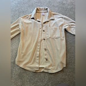 Cream coverup. Soft material. Size medium